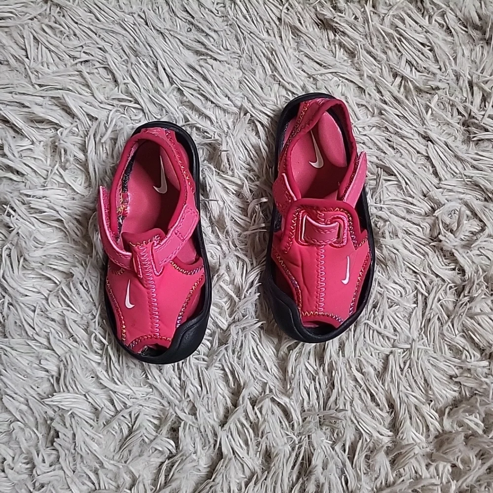 Kids Little Girls Nike Sunray Protected Sandals Neoprene 344993 Watersport 5